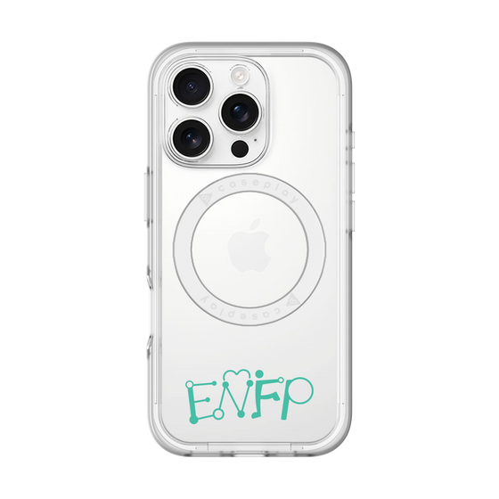 スリムプロテクションプレミアムケース with MagSafe［ オリジナル - ENFP 運動家 - アルファベット ］