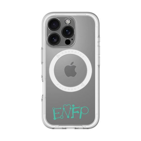 スリムプロテクションプレミアムケース with MagSafe［ オリジナル - ENFP 運動家 - アルファベット ］