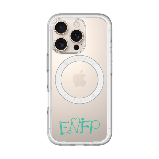スリムプロテクションプレミアムケース with MagSafe［ オリジナル - ENFP 運動家 - アルファベット ］