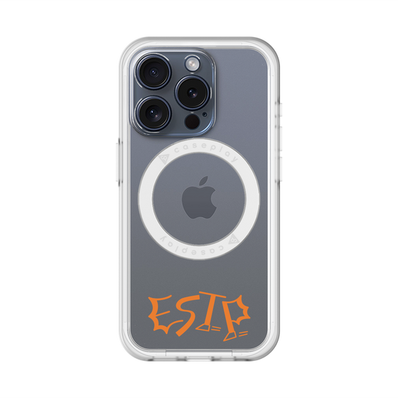 スリムプロテクションプレミアムケース with MagSafe［ オリジナル - ESTP 起業家 - アルファベット ］