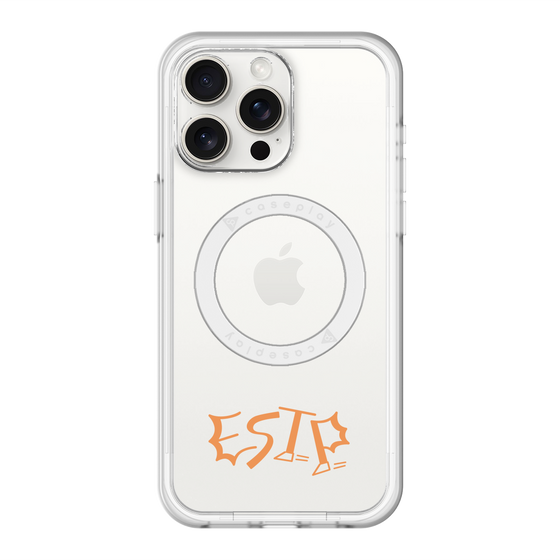 スリムプロテクションプレミアムケース with MagSafe［ オリジナル - ESTP 起業家 - アルファベット ］