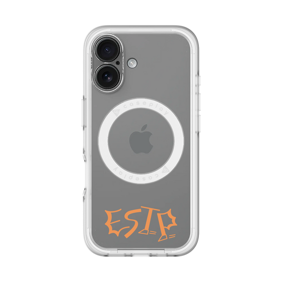 スリムプロテクションプレミアムケース with MagSafe［ オリジナル - ESTP 起業家 - アルファベット ］