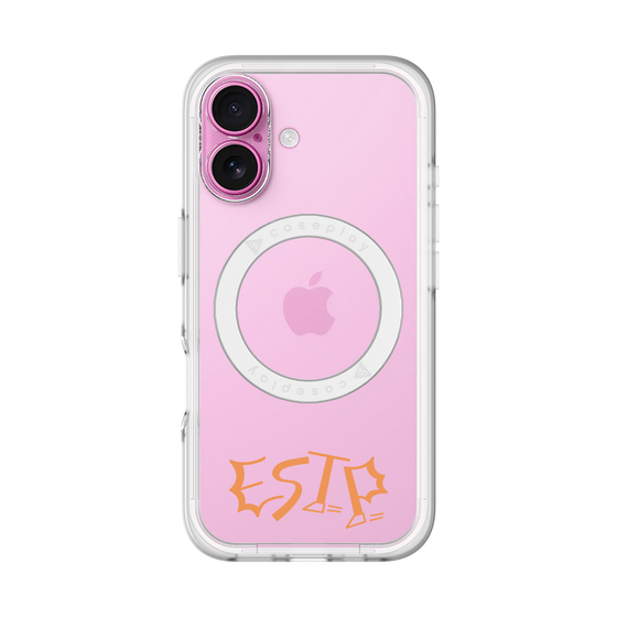 スリムプロテクションプレミアムケース with MagSafe［ オリジナル - ESTP 起業家 - アルファベット ］