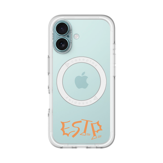 スリムプロテクションプレミアムケース with MagSafe［ オリジナル - ESTP 起業家 - アルファベット ］