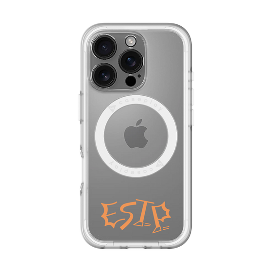 スリムプロテクションプレミアムケース with MagSafe［ オリジナル - ESTP 起業家 - アルファベット ］