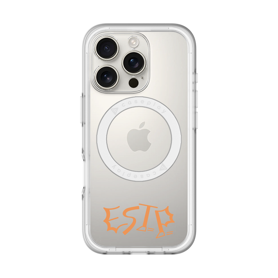 スリムプロテクションプレミアムケース with MagSafe［ オリジナル - ESTP 起業家 - アルファベット ］