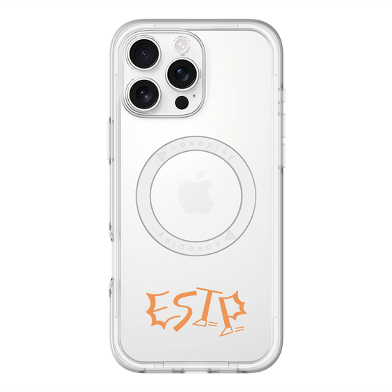 スリムプロテクションプレミアムケース with MagSafe［ オリジナル - ESTP 起業家 - アルファベット ］