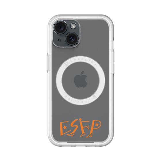 スリムプロテクションプレミアムケース with MagSafe［ オリジナル - ESFP エンターテイナー - アルファベット ］