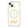 スリムプロテクションプレミアムケース with MagSafe［ オリジナル - ESFP エンターテイナー - アルファベット ］