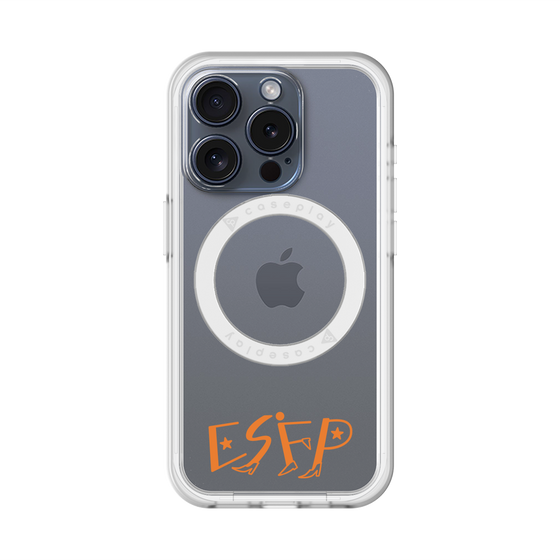 スリムプロテクションプレミアムケース with MagSafe［ オリジナル - ESFP エンターテイナー - アルファベット ］