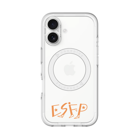 スリムプロテクションプレミアムケース with MagSafe［ オリジナル - ESFP エンターテイナー - アルファベット ］