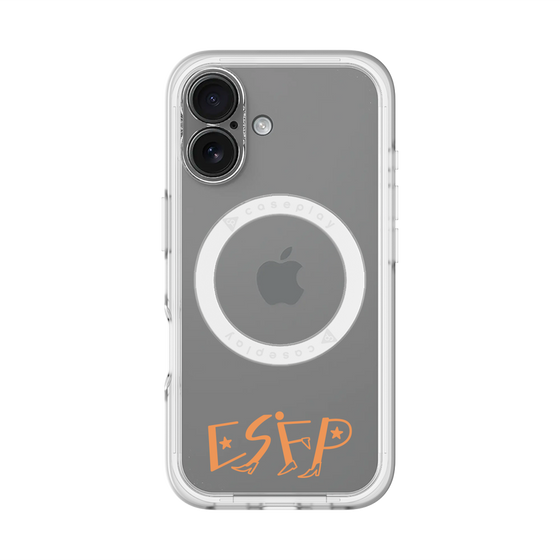 スリムプロテクションプレミアムケース with MagSafe［ オリジナル - ESFP エンターテイナー - アルファベット ］