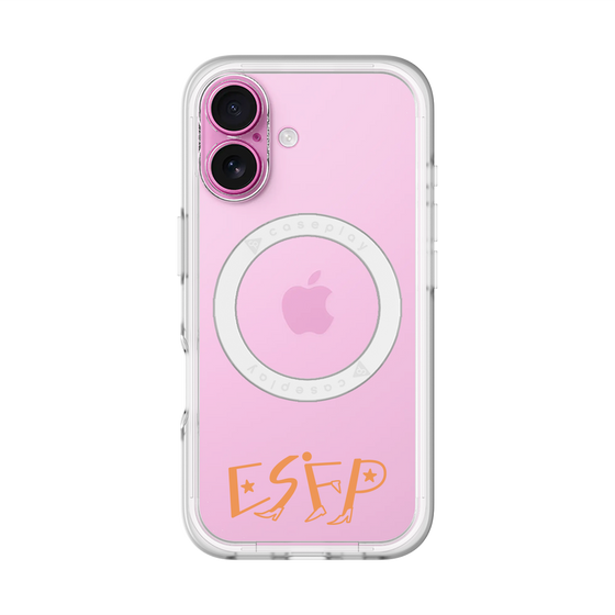 スリムプロテクションプレミアムケース with MagSafe［ オリジナル - ESFP エンターテイナー - アルファベット ］