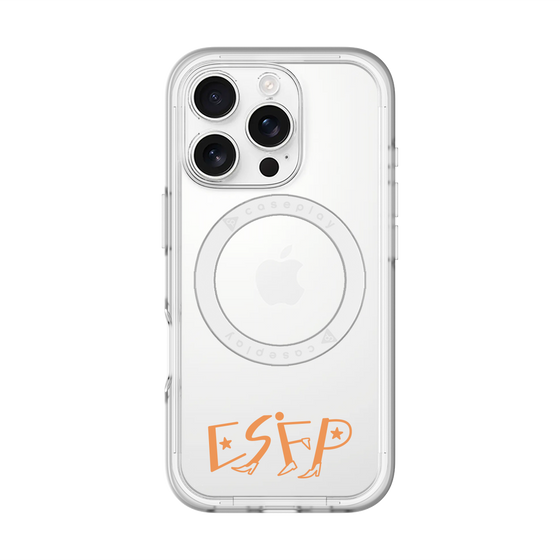 スリムプロテクションプレミアムケース with MagSafe［ オリジナル - ESFP エンターテイナー - アルファベット ］