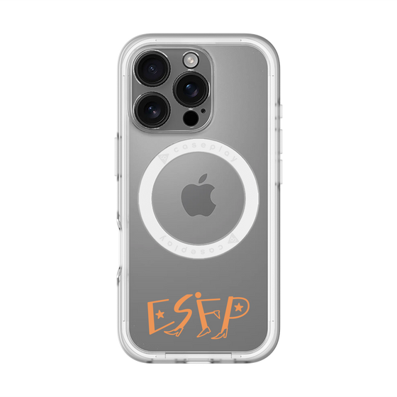 スリムプロテクションプレミアムケース with MagSafe［ オリジナル - ESFP エンターテイナー - アルファベット ］