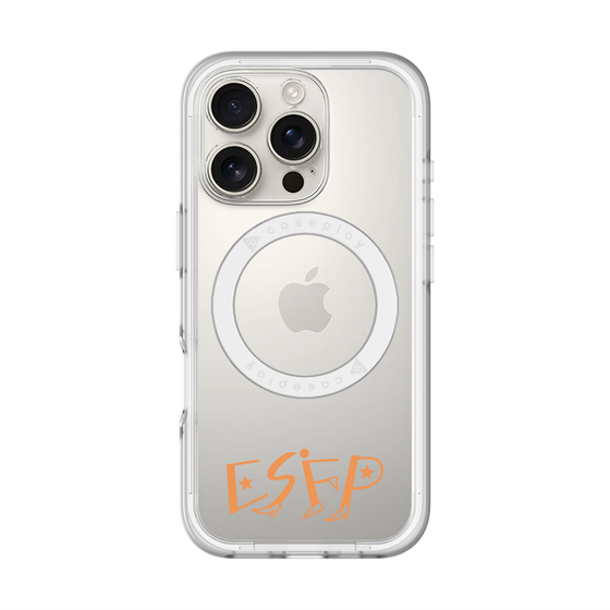 スリムプロテクションプレミアムケース with MagSafe［ オリジナル - ESFP エンターテイナー - アルファベット ］