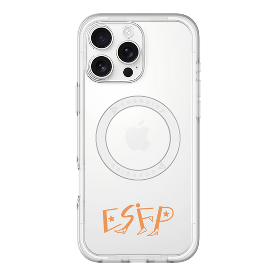 スリムプロテクションプレミアムケース with MagSafe［ オリジナル - ESFP エンターテイナー - アルファベット ］