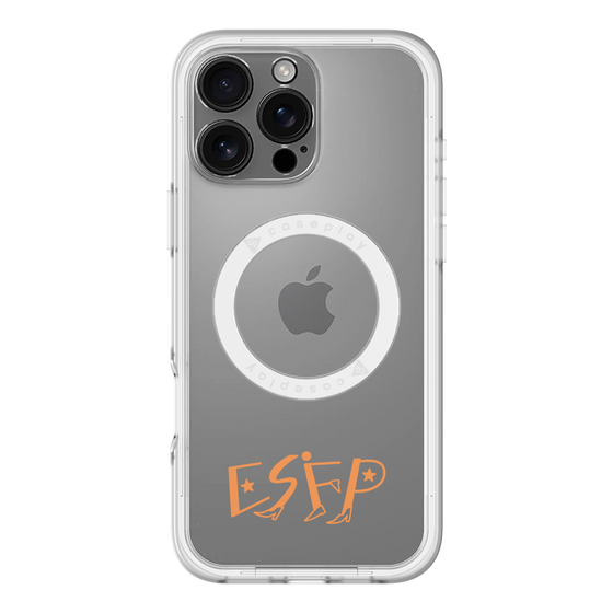 スリムプロテクションプレミアムケース with MagSafe［ オリジナル - ESFP エンターテイナー - アルファベット ］