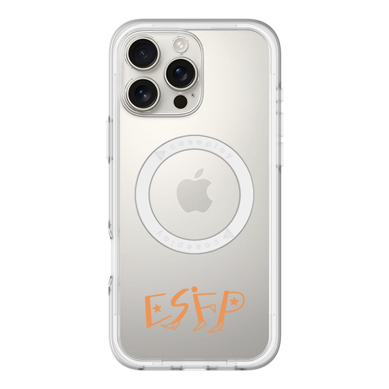 スリムプロテクションプレミアムケース with MagSafe［ オリジナル - ESFP エンターテイナー - アルファベット ］