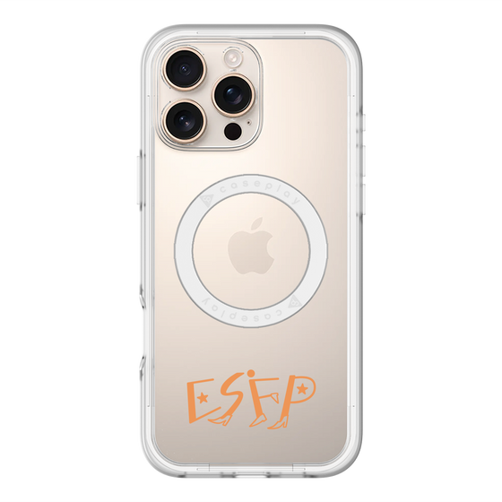 スリムプロテクションプレミアムケース with MagSafe［ オリジナル - ESFP エンターテイナー - アルファベット ］