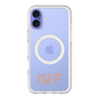 スリムプロテクションプレミアムケース with MagSafe［ オリジナル - ISFP 冒険家 - アルファベット ］