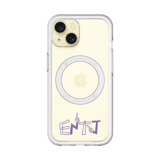 スリムプロテクションプレミアムケース with MagSafe［ オリジナル - ENTJ 指揮官 - アルファベット ］