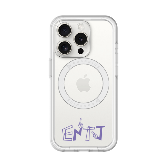スリムプロテクションプレミアムケース with MagSafe［ オリジナル - ENTJ 指揮官 - アルファベット ］