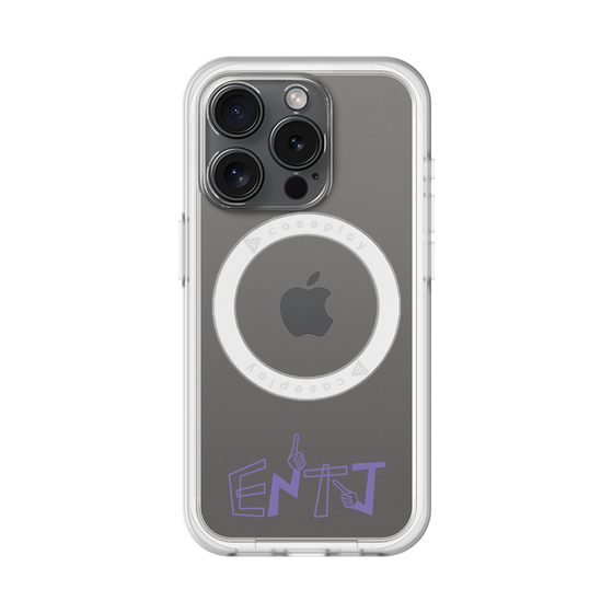 スリムプロテクションプレミアムケース with MagSafe［ オリジナル - ENTJ 指揮官 - アルファベット ］
