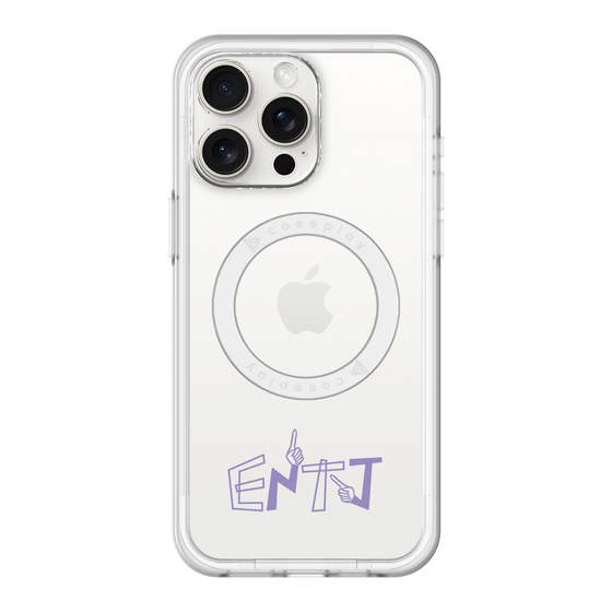 スリムプロテクションプレミアムケース with MagSafe［ オリジナル - ENTJ 指揮官 - アルファベット ］