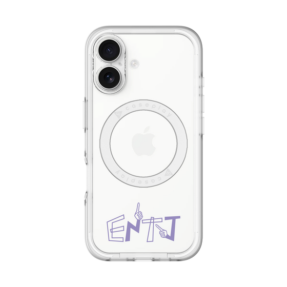 スリムプロテクションプレミアムケース with MagSafe［ オリジナル - ENTJ 指揮官 - アルファベット ］