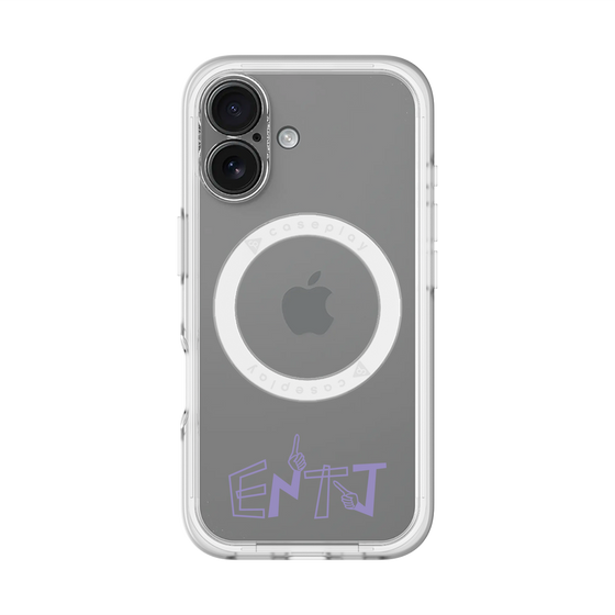 スリムプロテクションプレミアムケース with MagSafe［ オリジナル - ENTJ 指揮官 - アルファベット ］
