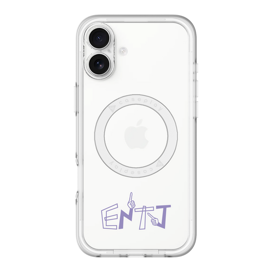 スリムプロテクションプレミアムケース with MagSafe［ オリジナル - ENTJ 指揮官 - アルファベット ］