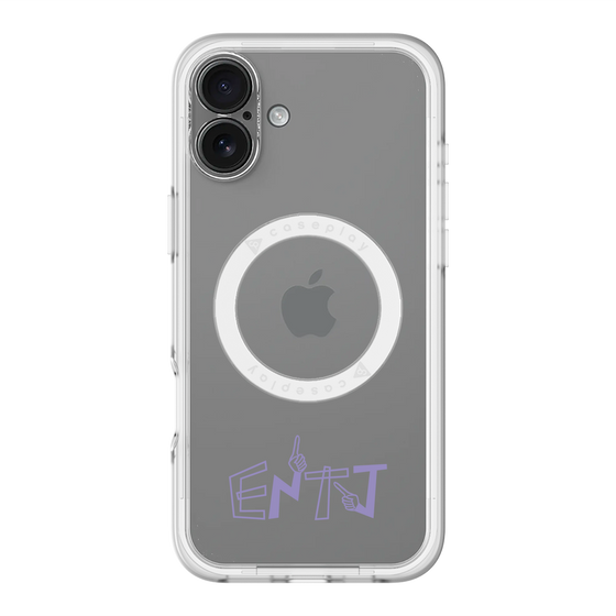 スリムプロテクションプレミアムケース with MagSafe［ オリジナル - ENTJ 指揮官 - アルファベット ］