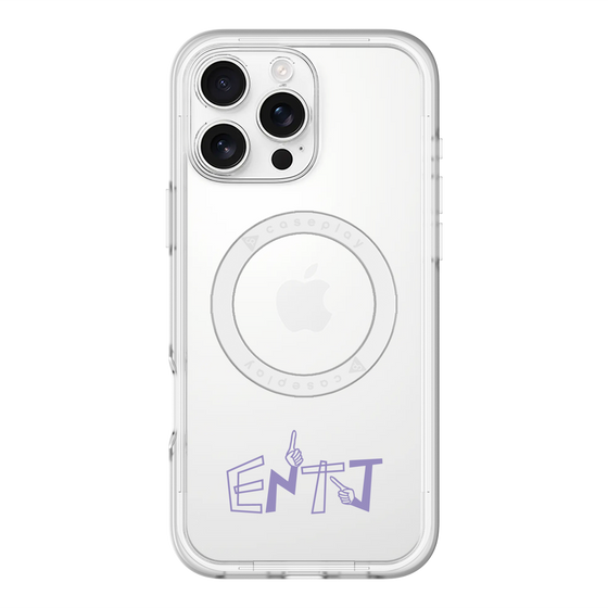 スリムプロテクションプレミアムケース with MagSafe［ オリジナル - ENTJ 指揮官 - アルファベット ］