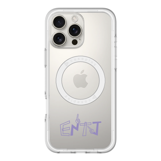 スリムプロテクションプレミアムケース with MagSafe［ オリジナル - ENTJ 指揮官 - アルファベット ］