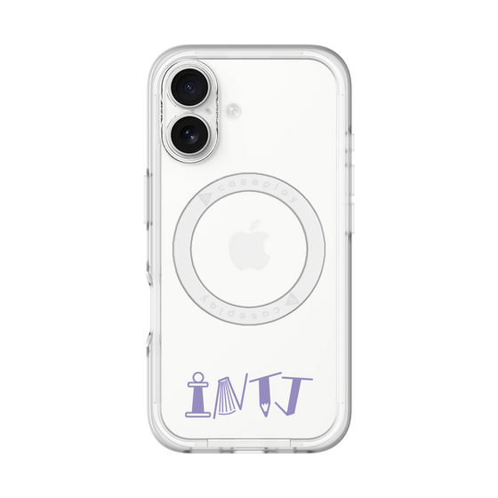 スリムプロテクションプレミアムケース with MagSafe［ オリジナル - INTJ 建築家 - アルファベット ］