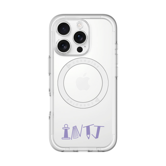 スリムプロテクションプレミアムケース with MagSafe［ オリジナル - INTJ 建築家 - アルファベット ］