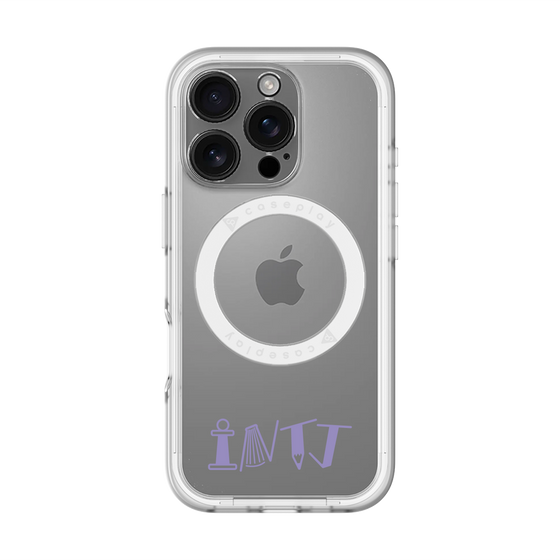 スリムプロテクションプレミアムケース with MagSafe［ オリジナル - INTJ 建築家 - アルファベット ］