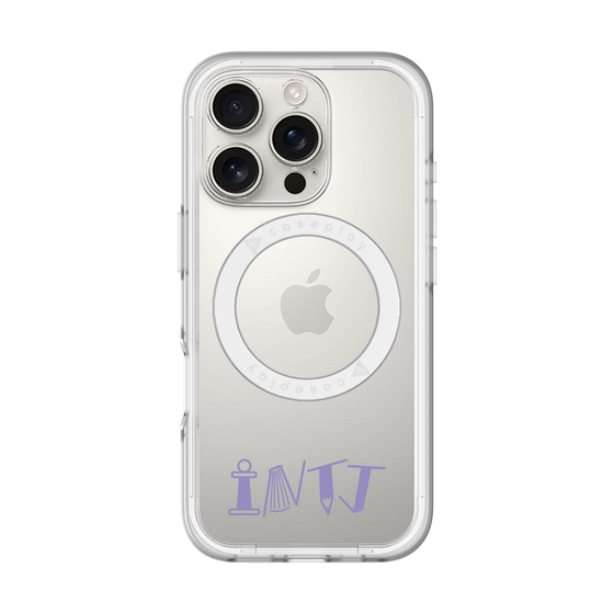 スリムプロテクションプレミアムケース with MagSafe［ オリジナル - INTJ 建築家 - アルファベット ］