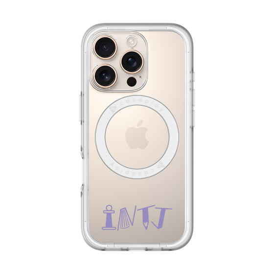 スリムプロテクションプレミアムケース with MagSafe［ オリジナル - INTJ 建築家 - アルファベット ］