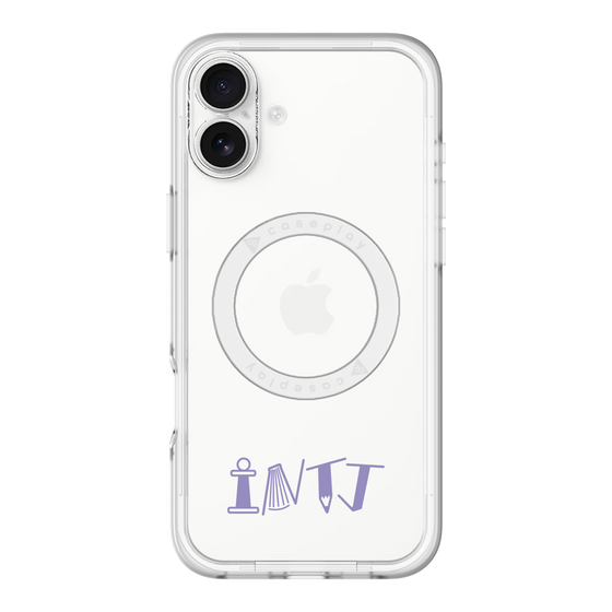 スリムプロテクションプレミアムケース with MagSafe［ オリジナル - INTJ 建築家 - アルファベット ］
