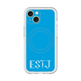 スリムプロテクションプレミアムケース with MagSafe［ オリジナル - ESTJ 幹部 - アルファベット - ブルー ］