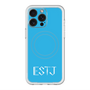 スリムプロテクションプレミアムケース with MagSafe［ オリジナル - ESTJ 幹部 - アルファベット - ブルー ］