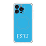 スリムプロテクションプレミアムケース with MagSafe［ オリジナル - ESTJ 幹部 - アルファベット - ブルー ］