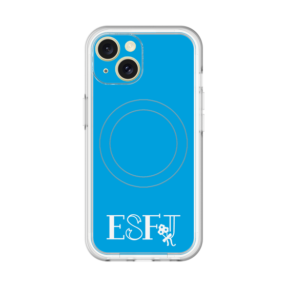 スリムプロテクションプレミアムケース with MagSafe［ オリジナル - ESFJ 領事 - アルファベット - ブルー ］