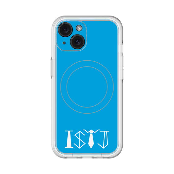 スリムプロテクションプレミアムケース with MagSafe［ オリジナル - ISTJ 管理者 - アルファベット - ブルー ］