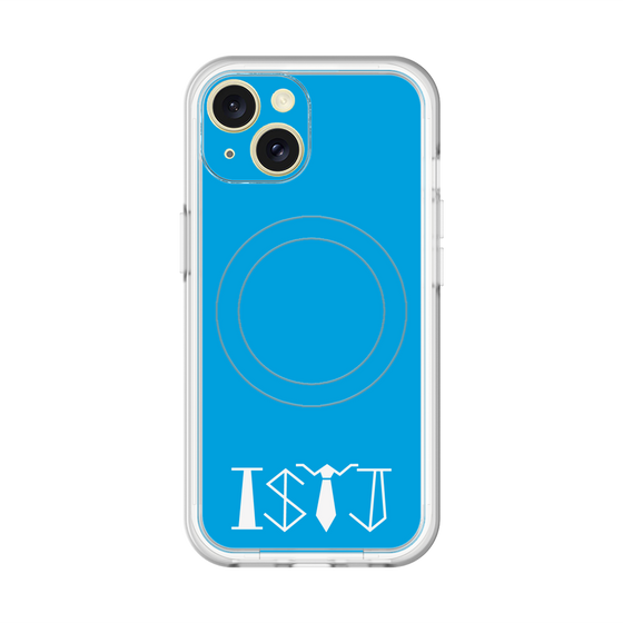 スリムプロテクションプレミアムケース with MagSafe［ オリジナル - ISTJ 管理者 - アルファベット - ブルー ］