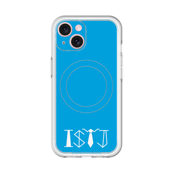 スリムプロテクションプレミアムケース with MagSafe［ オリジナル - ISTJ 管理者 - アルファベット - ブルー ］