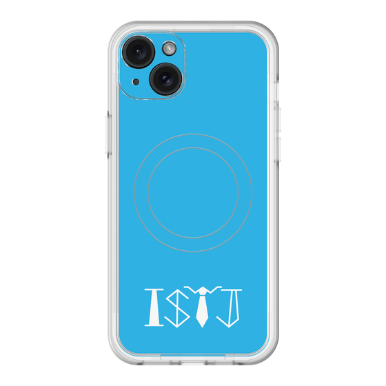 スリムプロテクションプレミアムケース with MagSafe［ オリジナル - ISTJ 管理者 - アルファベット - ブルー ］