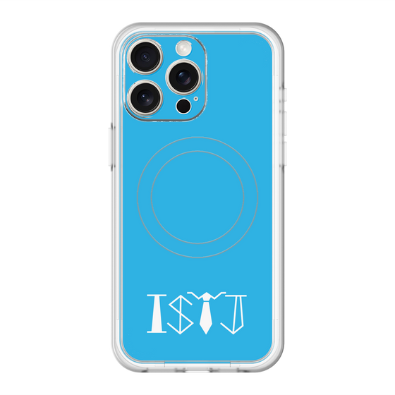 スリムプロテクションプレミアムケース with MagSafe［ オリジナル - ISTJ 管理者 - アルファベット - ブルー ］
